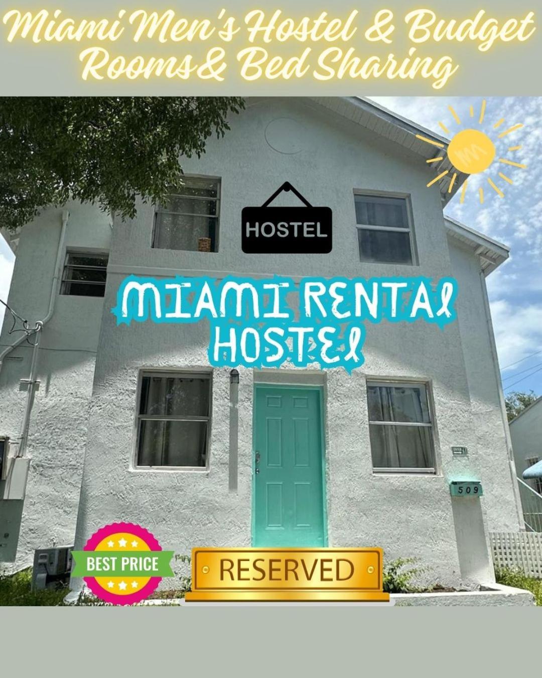 103 Miami Shared Rooms For Men Central Comfortable, Affordable 外观 照片
